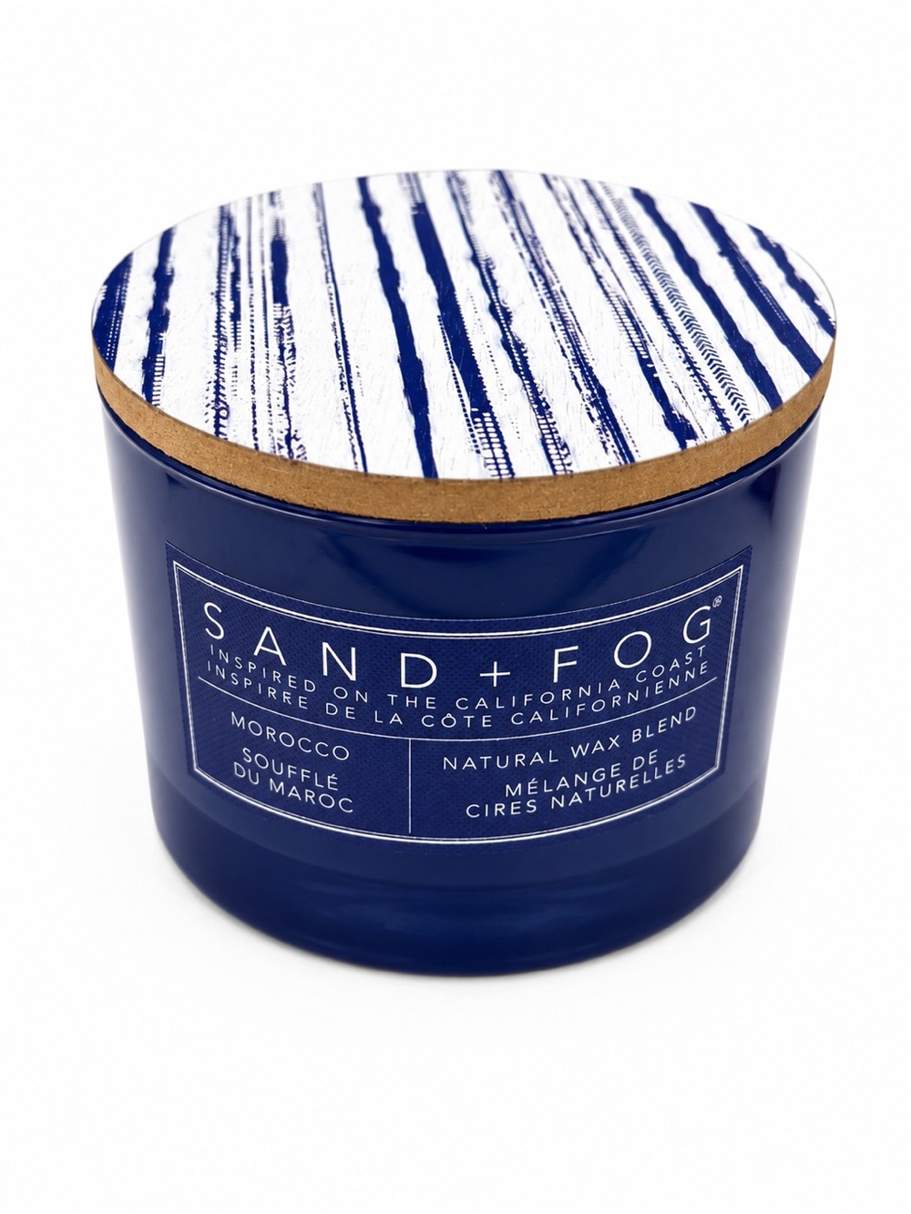 Sand+Fog Morocco Scented Candle in Navy